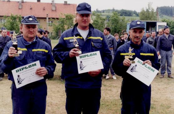 Nejlepší družstva - Ostředek (F. Nerad), Třemošnice (P. Florián)