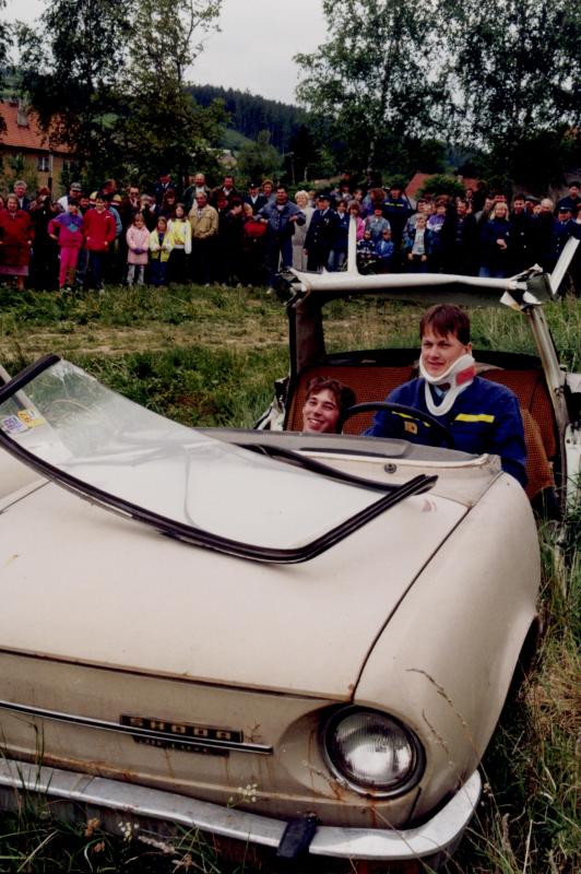 Michal Škvor a Pepa Dvořák po akci profesionálů