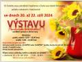 Plakát výstava ovoce, zeleniny, květin a včelařství